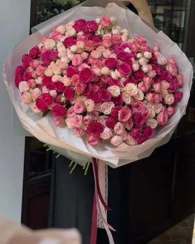 Микс кустовой розы