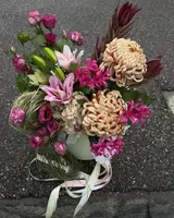 Малиново-персиковая композиция
